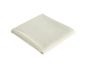 Christy 200TC Organic Super King Flat Sheet | Hazelnut Beige | 100% Certified Organic Cotton Bedding | Super Soft and Smooth Bed Linen