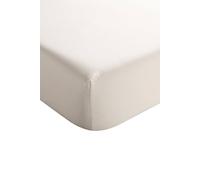 Christy Double Deep Fitted Sheets | 400TC Luxury Bedding | Linen Cream | 100% Cotton Sateen | Soft Silky Bed Linen