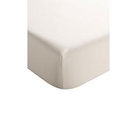 Christy Super King Deep Fitted Sheets | 400TC Luxury Bedding | Linen Cream | 100% Cotton Sateen | Soft Silky Bed Linen