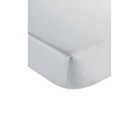 Christy Single Deep Fitted Sheets | 400TC Luxury Bedding | Platinum Grey | 100% Cotton Sateen | Soft Silky Bed Linen