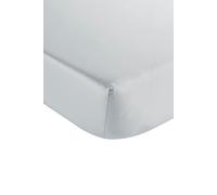 Christy Double Deep Fitted Sheets | 400TC Luxury Bedding | Platinum Grey | 100% Cotton Sateen | Soft Silky Bed Linen