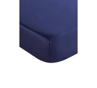 Christy Double Deep Fitted Sheets | 400TC Luxury Bedding | Navy Blue | 100% Cotton Sateen | Soft Silky Bed Linen