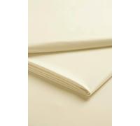 400TC Luxury Cotton Sateen Plain Dye Bedding Flat Sheets Christy Gold Double Flat