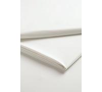 Christy Double Flat Bed Sheets | 400TC Luxury Bedding | Ivory White | 100% Cotton Sateen | Soft Silky Bed Linen