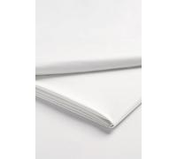 Christy King Flat Bed Sheets | 400TC Luxury Bedding | White | 100% Cotton Sateen | Soft Silky Bed Linen