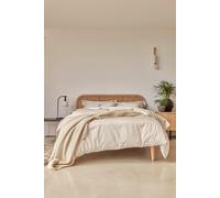 Christy 400TC Super King Duvet Cover Set | Linen Colour | 100% Cotton | Silky Smooth and Soft Bed Linen | Luxury 400 Thread Count Super King Quilt Cover Set