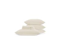CHRISTY 400TC Luxury Cotton Sateen Plain Dye Full Sheet Bundle in Ivory | Size: King Christy Ivory King