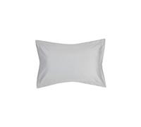 Christy Oxford Pillowcases 2 Pack | 400TC Luxury Bedding | Platinum Grey Pillow Case Pair | 100% Cotton Sateen | Soft Silky Bed Linen