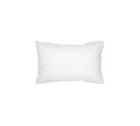 CHRISTY 400TC Luxury Cotton Sateen Plain Dye Pillowcases Pair in White Christy White
