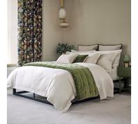 Christy 500TC Double Duvet Set | Premium Sateen | Timeless Design | Super Soft and Silky Finish | Parchment