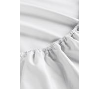 Christy 500TC King Fitted Sheet | Premium Sateen | Timeless Design | Super Soft and Silky Finish | White