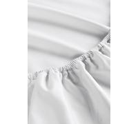 Christy 500TC Double Fitted Sheet | Premium Sateen | Timeless Design | Super Soft and Silky Finish | White