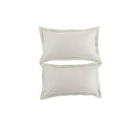 CHRISTY 500TC Premium Sateen Luxury King Pillowcase Pair in Ivory Christy Ivory