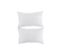 500TC Premium Sateen Luxury Standard Pillowcase Pair Christy White One Size