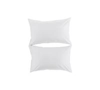 500TC Premium Sateen Luxury Standard Pillowcase Pair Christy White One Size