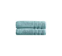 Christy 'antalya' 100% Turkish Cotton 2 Piece Luxury Bath Sheet Set In Pale Blue Pale Blue One Size