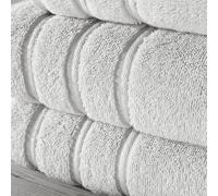 Christy Antalya Family Towel Set | 6 Piece | 100% Turkish Cotton | 600GSM | Soft Plush Luxury Towel Set | 2 Bath Sheets 2 Bath Towels 2 Hand Towels | Quick Dry | Lunar Grey