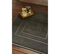 Christy Brixton Bath Mat | 100% Cotton Shower Mat | Super Absorbent | Liquorice