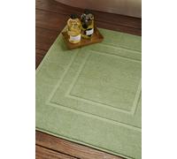 Christy 'brixton' Luxury 100% Cotton Bath Mats In Khaki Khaki One Size