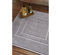 Christy Brixton Bath Mat | 100% Cotton Shower Mat | Super Absorbent | Titanium