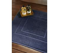 Christy Brixton Bath Mat | 100% Cotton Shower Mat | Super Absorbent | Midnight