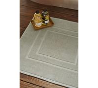 Christy Brixton Bath Mat | 100% Cotton Shower Mat | Super Absorbent | Pebble