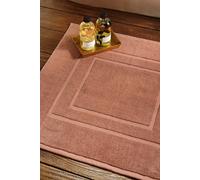 Christy Brixton Bath Mat | 100% Cotton Shower Mat | Super Absorbent | Terracotta