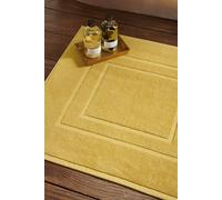 Christy 'brixton' Luxury 100% Cotton Bath Mats In Yellow Yellow One Size
