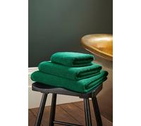 Christy Brixton Bath Sheet in Emerald 100% Cotton - Textured & Ultra Absorbent - Quick Dry - Machine Washable - 90cm x 150cm