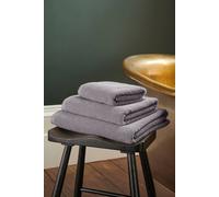 Christy 'brixton' Luxury Textured 100% Cotton Towels In Light Grey Light Grey Bath Towel