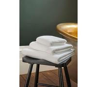 'Brixton' Luxury Textured 100% Cotton Towels Christy White Hand Towel