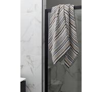 Christy 'carnaby Stripe' 100% Cotton Yarn Jacquard Towels In Brown Brown Bath Sheet