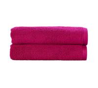 Christy Cirrus Lightweight Bath Towels | Set of 2 | Quick Dry | Super Soft and Fluffy | Lightweight Bathroom Shower Towels | 100% Cotton | Summer Pudding Pink
