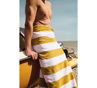 CHRISTY Classic 'Cabana' Striped Extra Large Vibrant Beach Towels in Bright Yellow Christy Bright Yellow