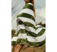 Classic 'Cabana' Striped Luxurious Beach Towels Christy Olive One Size