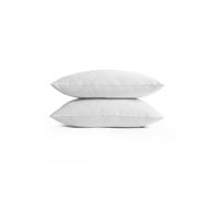 CHRISTY Classic Filled Hollowfibre Soft Medium Pillow Pair in White Christy White