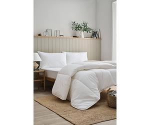 CHRISTY Classic Filled Non-Feather All Season 10.5 Tog Duvet in White | Size: Double Christy White Double