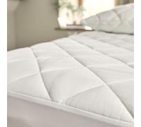Christy Classic Hollowfibre King Size Mattress Protector | Non-Feather Microfibre | Luxuriously Plush and Soft | Quick Drying and Durable | UK Manufactured | White