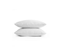 Christy Cloudloft Standard Pillow Pair | Soft-Medium | Hypoallergenic Microfibre | Luxuriously Plush and Soft | Feels like Down | UK Manufactured | White