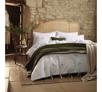 Christy Clover Print 100% Cotton Percale Duvet Set GREEN DOUBLE