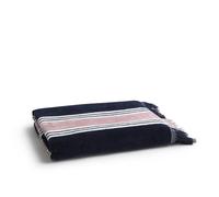 Christy College Beach Towel | 500 GSM | Sand Free | 100% Cotton | Yarn-dyed striped beach towel | Quick Dry Towelling Rear | 100cm x 180cm | Navy Blue