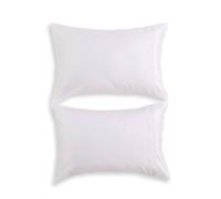 Christy Coniston Cotton Sateen Standard Pillowcases | Set of 2 | Classic White | 400 Thread Count | Hotel Luxury Bed Linen