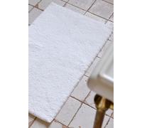Christy Deep Pile Bath Rug | Highly Absorbent Heavyweight 2444GSM | Soft and Plush | Soft Bathroom Shower Mats | 100% Cotton | Sustainably Made | White