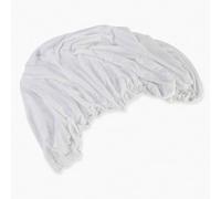 Christy Double Fitted Sheets | Organic Retreat | White | 100% Certified Organic Cotton | Super Soft Bed Linen