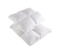 Christy Feather and Down Single Duvet 10.5 Tog | Anti Dust Mite | White | All Seasons Year Round| Mid Weight Super Soft Cosy Quilt