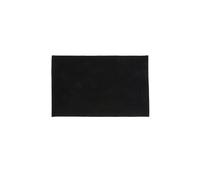 Christy Fina Bath Mat | Highly Absorbent Heavyweight 1500GSM | Flat Woven | Soft Bathroom Shower Mats | 100% Cotton | Sustainably Made | Black