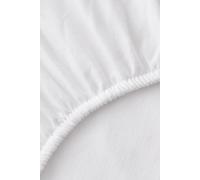 CHRISTY Flannel Marl Super Soft Brushed Cotton Deep Fitted Sheets in White | Size: King Christy White King