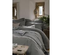 CHRISTY Flannel Marl Super Soft Brushed Cotton Duvet Sets in Grey | Size: Double Christy Grey Double