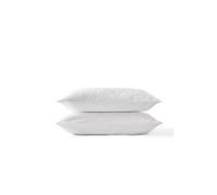 Christy Flannel Marl Super Soft Brushed Cotton Standard Pillowcase Pair In White White One Size