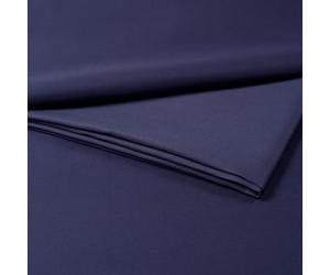 Christy King Flat Bed Sheets | 400TC Luxury Bedding | Navy Blue | 100% Cotton Sateen | Soft Silky Bed Linen